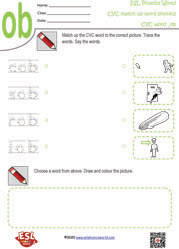 ob-cvc-word-and-picture-matching-worksheet